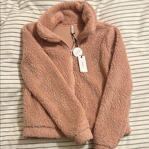 Z Supply Blush Sherpa Jacket